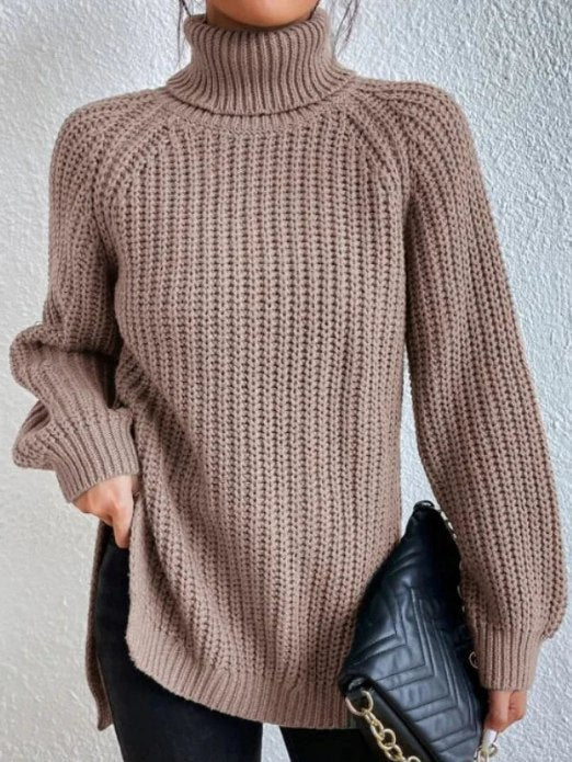 Pull Femme Col Roulé Chic