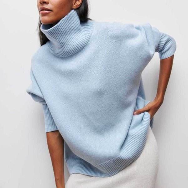 Pull Femme Col Roulé Élégant