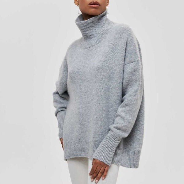 Pull Femme Col Roulé Élégant