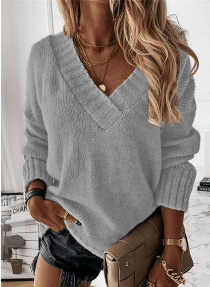 Pull Femme Col V Chic