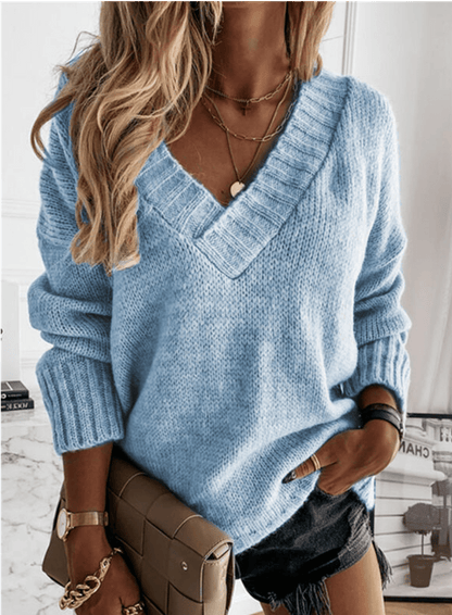 Pull Femme Col V Chic