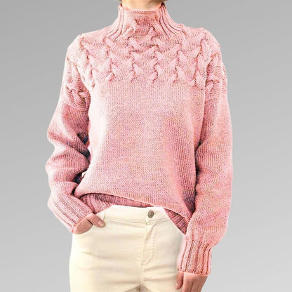 Pull Femme Élégant Torsadé