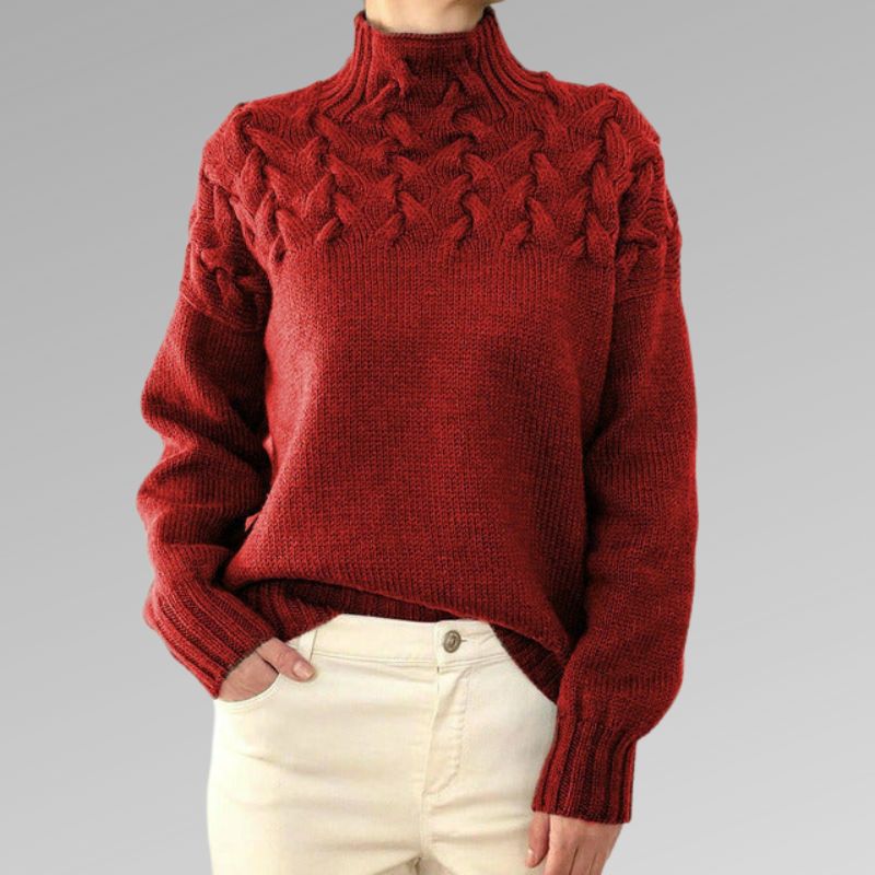 Pull Femme Élégant Torsadé