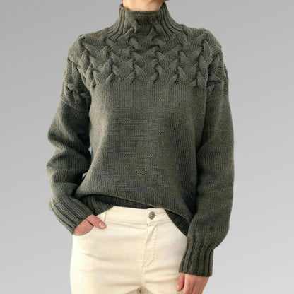 Pull Femme Élégant Torsadé
