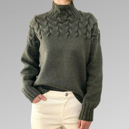 Pull Femme Élégant Torsadé