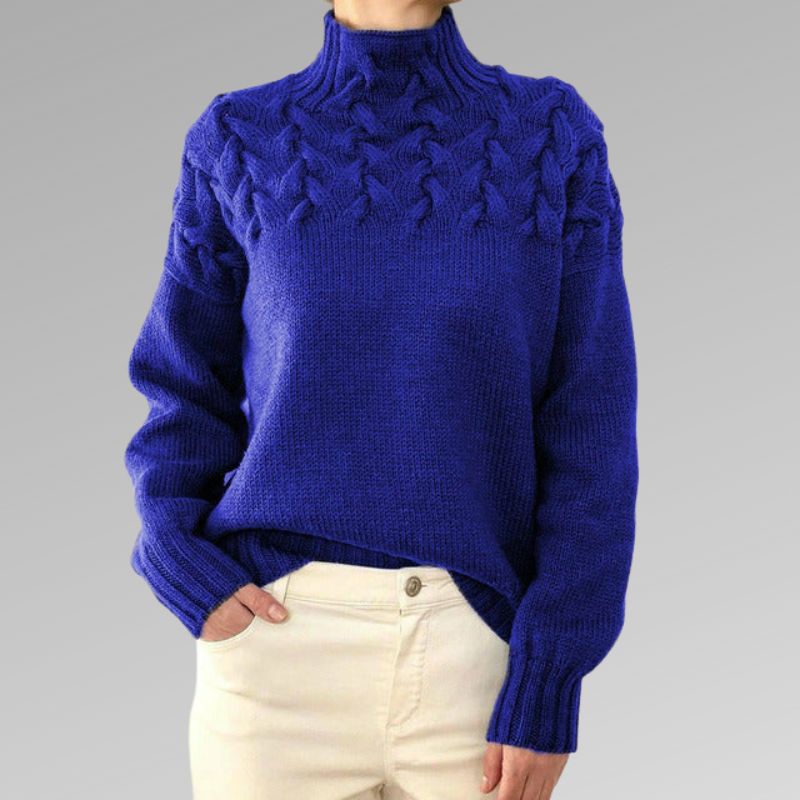 Pull Femme Élégant Torsadé