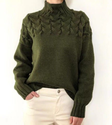 Pull Femme Élégant Torsadé