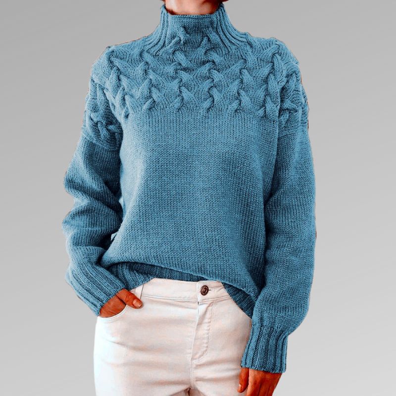 Pull Femme Élégant Torsadé